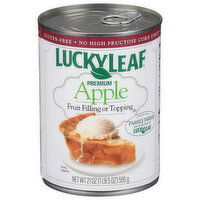 Lucky Leaf Fruit Filling or Topping, Premium, Apple, 21 Ounce