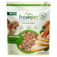 Freshpet Dog Food, Grain Free, Roasted Meals, Chicken Recipe with Garden Vegetables, 1.75 Pound