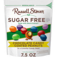 Russell Stover Sugar Free Sugar Free Chocolate Candy Coated Peanuts, 7.5 oz. bag, 7.5 Ounce