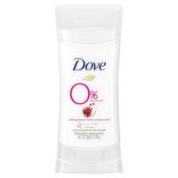 Dove Deodorant, Pomegranate & Lemon Verbena Scent, 0% Aluminum, 2.6 Ounce