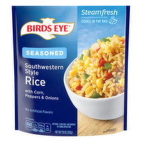 Birds Eye Steamfresh Seasoned Southwestern Style Rice, Frozen Sides, 10 Ounce