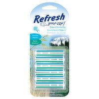 Refresh Your Car! Air Freshener, Summer Breeze/Alpine Meadow, 6 Each