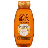 Whole Blends Shampoo, Illuminating, Moroccan Argan & Camellia Oils Extracts, 12.5 Fluid ounce