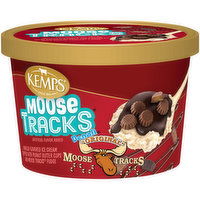 Kemps Singles Moose Tracks Ice Cream, 6 Ounce