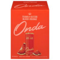 Onda Tequila Seltzer, Blood Orange, 4 Each