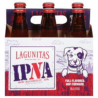 Lagunitas Brewing Co Beer, IPNA, 6 Each