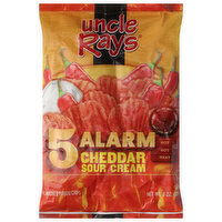 Uncle Ray's Potato Chips, Cheddar Sour Cream, 5 Alarm, 3 Ounce