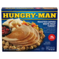 Hungry-Man White Meat Turkey, Carved, Roasted, 16 Ounce