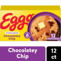 Eggo Frozen Pancakes, Chocolatey Chip, 14.8 Ounce