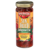 Bella Sun Luci Tomatoes, with Italian Herbs, Sun Dried, Julienne Cut in Premium Oil, 8.5 Ounce