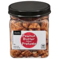 Essential Everyday Pretzels, Peanut Butter, 18 Ounce