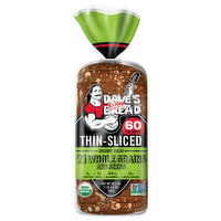Dave's Killer Bread Organic Thin-Sliced 21 Whole Grains and Seeds Bread, 20.5 Ounce