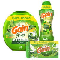 Gain Gain dryer sheets, 240 Count, Original Scent Fabric Softener Sheets, 240 Each