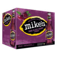 Mike's Beer, Malt Beverage, Premium, Hard Black Cherry Lemonade, 12 Each