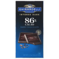 Ghirardelli Dark Chocolate, Intense, 86% Cacao, 3.17 Ounce