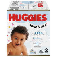 Huggies Snug & Dry Diapers, Disney Baby, 2 (12-18 lb), 116 Each