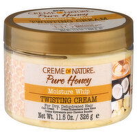 Creme of Nature Twisting Cream, Pure Honey, Moisture Whip, 11.5 Ounce