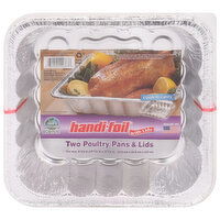 Handi-Foil Pans & Lids, Poultry, 2 Each