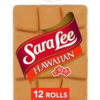 Sara Lee Hawaiian Rolls, Club Pack, 12 count, 15 oz, 12 Each