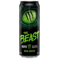 Monster The Beast Malt Beverage, Mean Green, 24 Fluid ounce