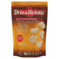 Drizzilicious Bites, Cinnamon Swirl, 4 Ounce