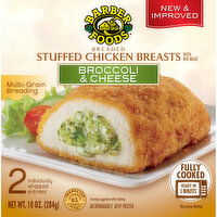 Barber Foods Stuffed Chicken Breasts Broccoli Cheese, 2 Each