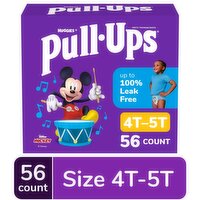 Pull-Ups Boys Disney Junior Mickey 4T-5T Potty Training Pants, 56 Each