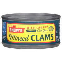 Snow's Wild Caught Minced Clams, 6.5 Ounce