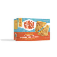 MingsBings Bing, Plant-Based, Sausage, Egg & Cheese, 2 Each