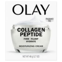 Olay Regenerist Olay Collagen Peptide Moisturizing Cream, Fragrance-Free, 5.0 FL OZ, 1.7 Ounce