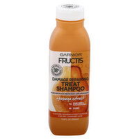 Garnier Fructis Treat Shampoo, Damage Repairing, +Papaya Extract, 11.8 Ounce