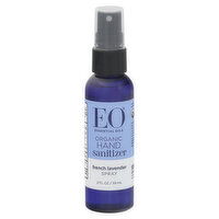 EO Hand Sanitizer Spray, Organic, Spray, French Lavender, 2 Fluid ounce