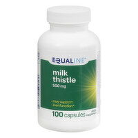 Equaline Milk Thistle, 500 mg, Capsules, 100 Each