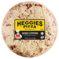 Heggie's Sausage & Pepperoni Pizza, 17 Ounce