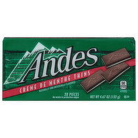 Andes Creme de Menthe Thins, 28 Each