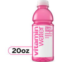 vitaminwater  Sugar Shine, Electrolyte Enhanced Water W/ Vitamins, Strawberry Lemonade Drink, 20 Fluid ounce