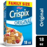 Crispix Cold Breakfast Cereal, Original, Family Size, 18 Ounce