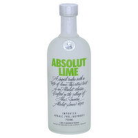 Absolut Vodka, Lime Flavored, 750 Millilitre
