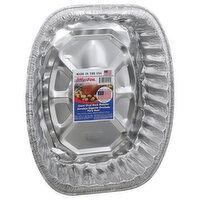 Jiffy-Foil Rack Roaster Pan, Giant Oval, 1 Each