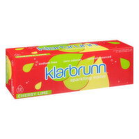 Klarbrunn Sparkling Water, Cherry Lime, 12 Pack, 12 Each