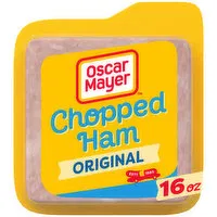 Oscar Mayer Chopped Ham & Water Product Sliced Lunch Meat, 16 Ounce