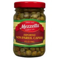 Mezzetta Capers, Non-Pareil, Imported, 4 Fluid ounce