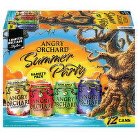 Angry Orchard Hard Cider, Summer Party, Variety Pack, 12 Each