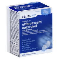 Equaline Cold Relief, Effervescent, Original Flavor, Tablets, 20 Each