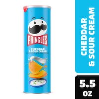 Pringles Potato Crisps Chips, Cheddar and Sour Cream, 5.5 Ounce