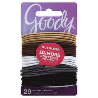 Goody Ouchless Elastics, No-Metal, 29 Each