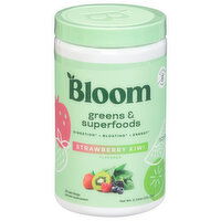 Bloom Greens & Superfoods, Strawberry Kiwi, 5.33 Ounce