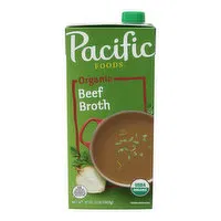 Pacific Foods Organic Beef Broth, 32 Ounce