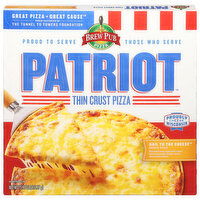 Patriot Pizza, Thin Crust, Half to the Cheese, 15.95 Ounce