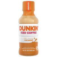 Dunkin' Iced Coffee, Caramel, 13.7 Ounce